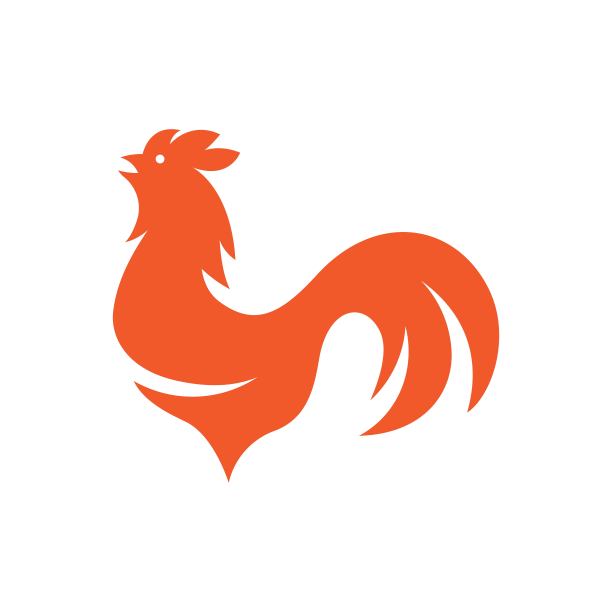 公鸡标志图像图片下载