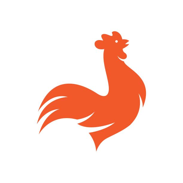公鸡标志图像图片下载