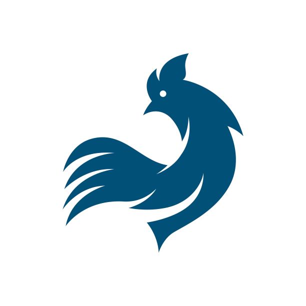 公鸡标志图像图片下载