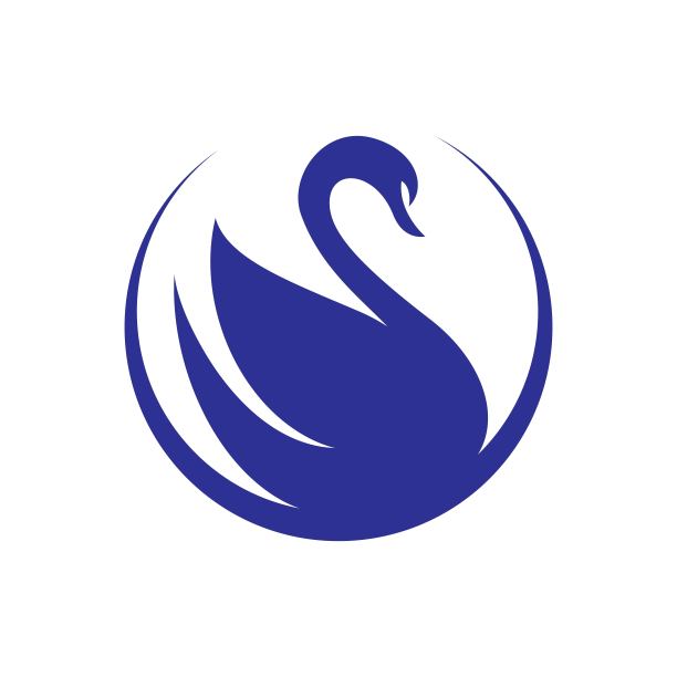 天鹅标志图像说明图片下载