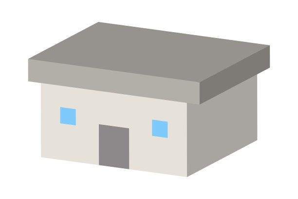 房子图标孤立矢量插图。图片下载