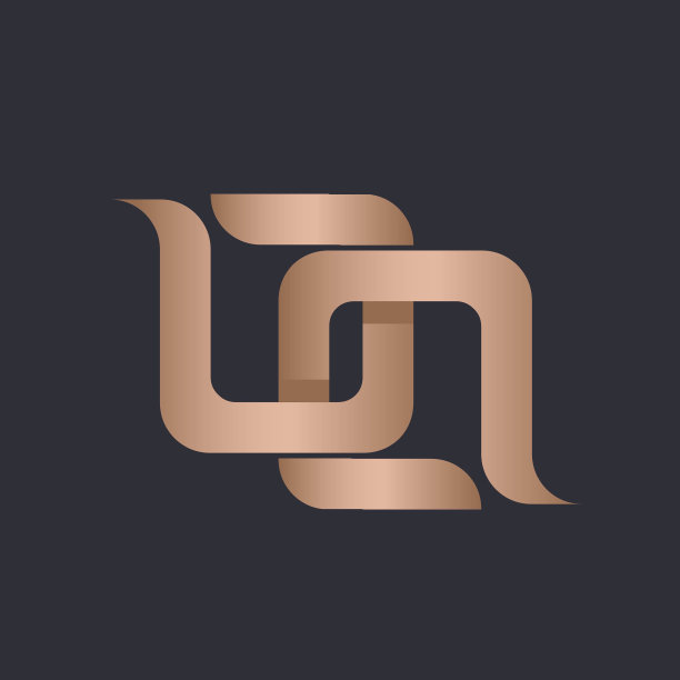 OA字母标志。装饰交织线条字母一个，字母一个签名图标。豪华风格抽象几何字母首字母。图片下载