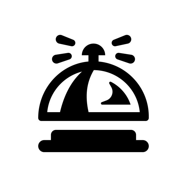 酒店钟形图图片下载