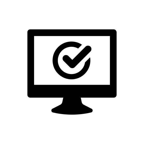 计算机显示器检查图标图片下载