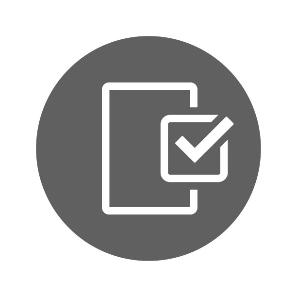 文档批准图标。图片下载