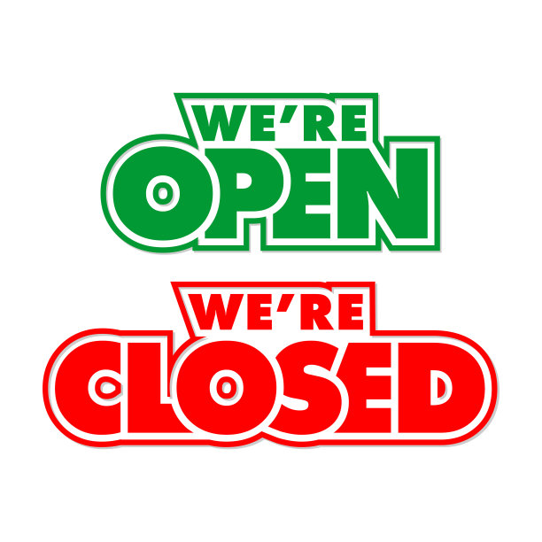 我们是开着还是关着的标志图片下载