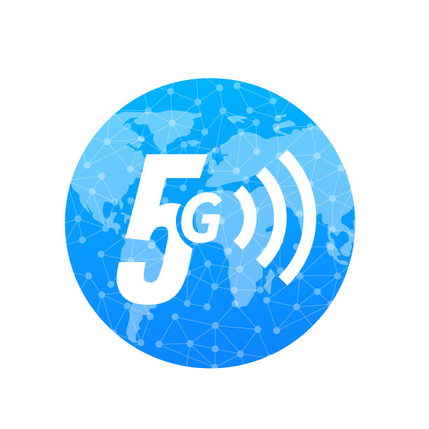 5克的象征。标志图标。通过移动电话和互联网，从世界任何地方高速连接到万维网。矢量图图片下载