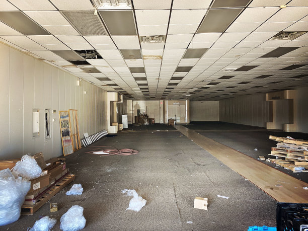 废弃的零售空间图片下载