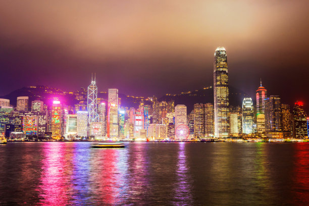 香港夜景海景图片下载