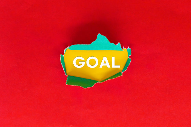 纸上有“目标”二字。图片下载