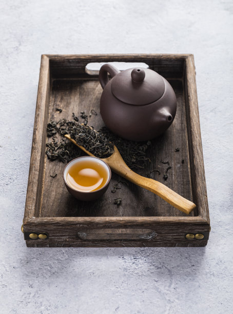 茶杯和茶具的照片图片下载