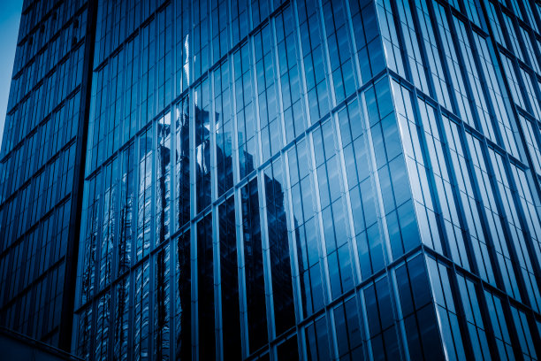 中国城市现代办公建筑特写图片下载