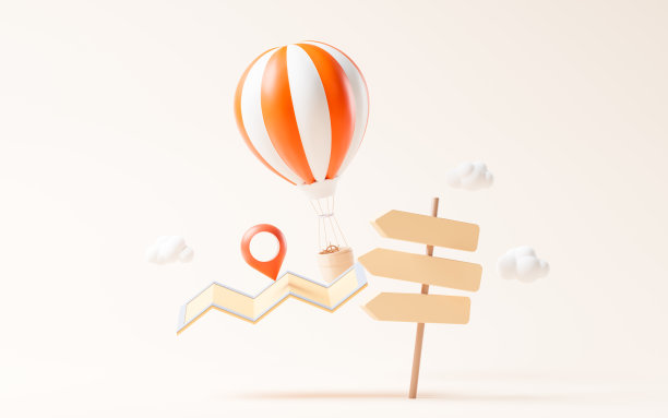 招牌卡通风格，3d渲染。图片下载