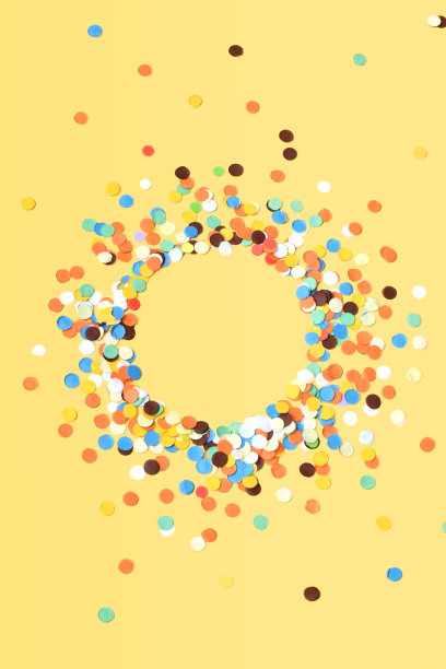 嘉年华的五彩纸屑背景图片下载