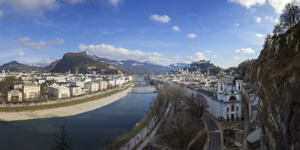 萨尔茨堡全景图片下载