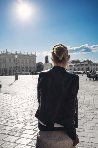 弗拉纳尔，在斯坦尼斯拉斯广场，南希，法国。图片下载