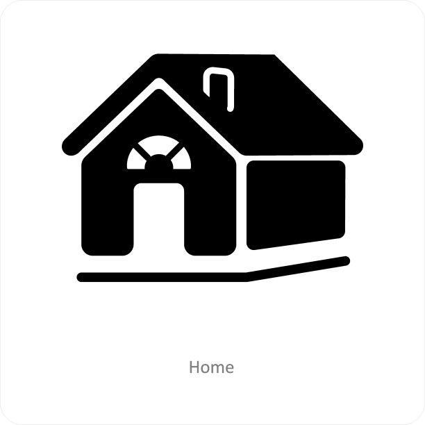家庭和门图标概念图片下载