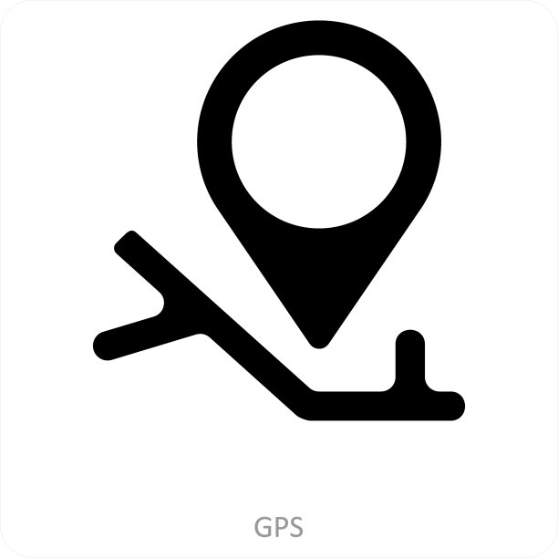 GPS和导航图标概念图片下载