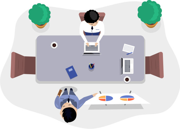 商务办公连接工作理念。商务人士交流洽谈项目图片下载