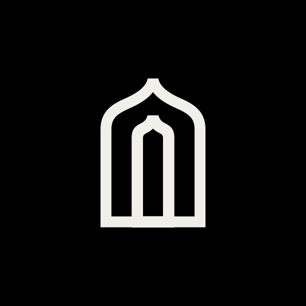 米赫拉布壁龛拱门门矢量图标插图图片下载