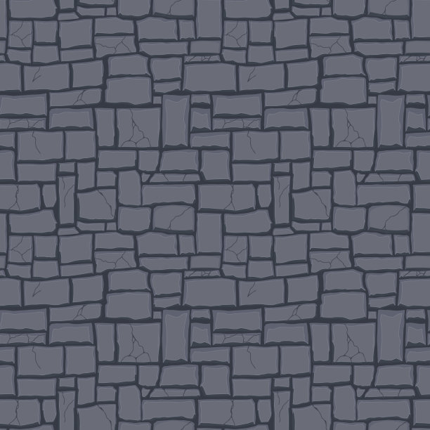 卡通游戏纹理，岩石，泥土和地面表面无缝的图案。游戏资产墙和环境背景图片下载