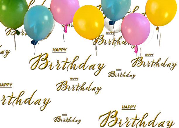 卡片，横幅，带气球的生日邀请图片下载