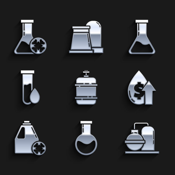 设置丙烷气罐试管和烧瓶油图片下载