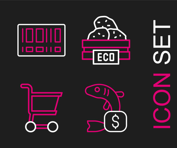 设置线价格标签鱼购物车木制图片下载