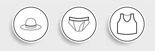 套装男式汗衫、男式帽子和男式内裤图片下载