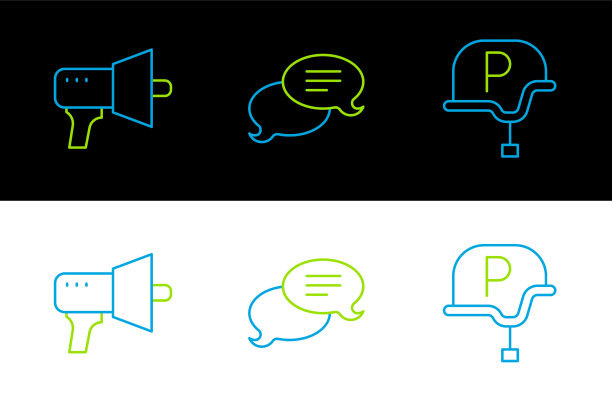 设一线战地记者扩音器和演讲图片下载