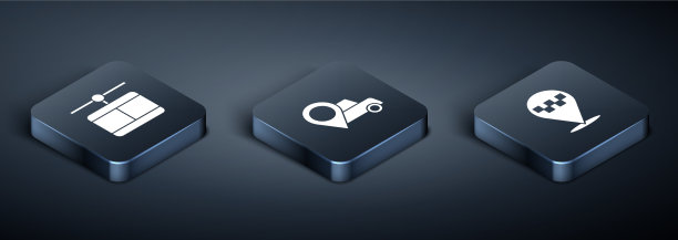 设置等距缆车位置与出租车和图片下载