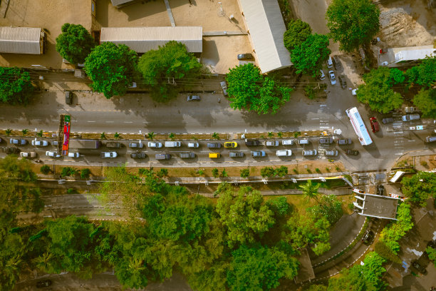 拉各斯的交通拥堵图片下载