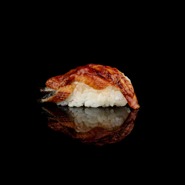 焦糖鳗鱼握寿司图片下载