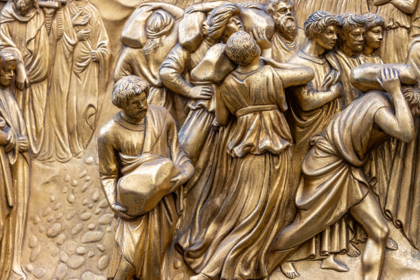 意大利托斯卡纳，佛罗伦萨的天堂之门图片下载