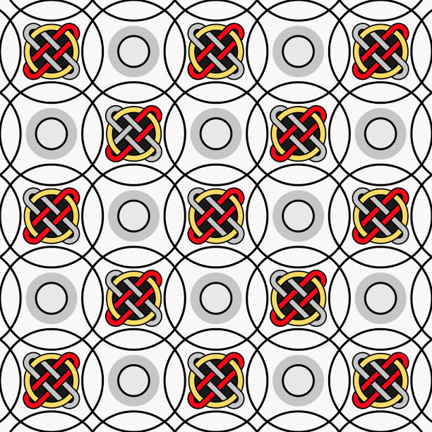 基于凯尔特图案的装饰设计图片下载