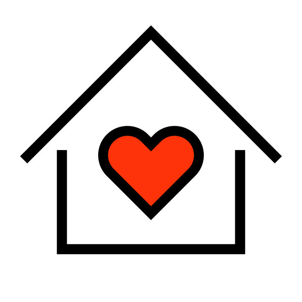 心刻与家。家庭护理。向量。图片下载