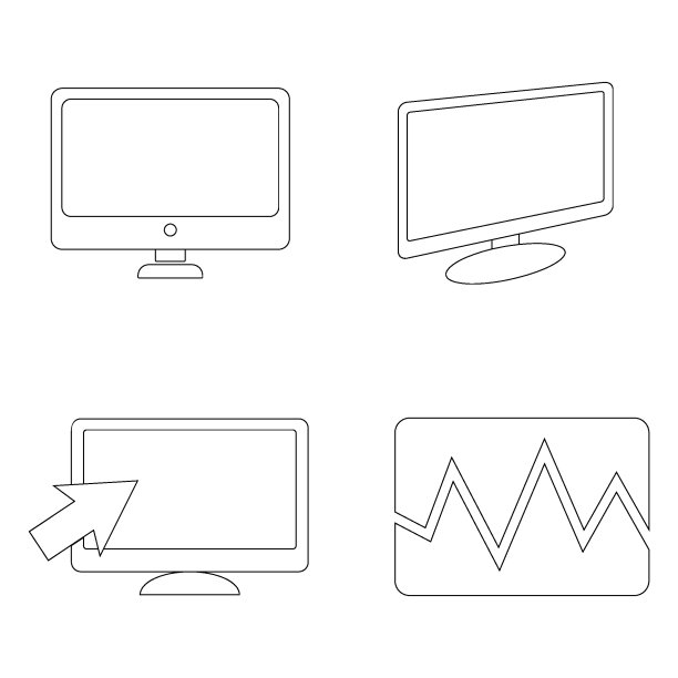 监视器图标图片下载