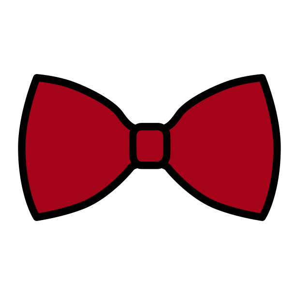 领结孤立在白色背景上图片下载