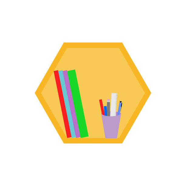 架子上的图标。装饰。白色背景上的矢量插图。图片下载