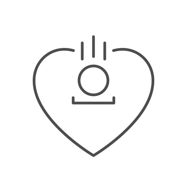 捐赠过程线轮廓图标图片下载