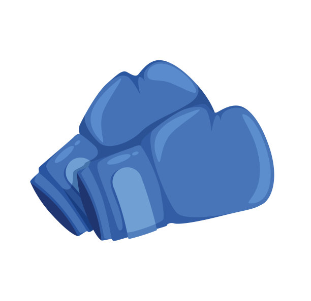 拳击手套孤立矢量插图图片下载