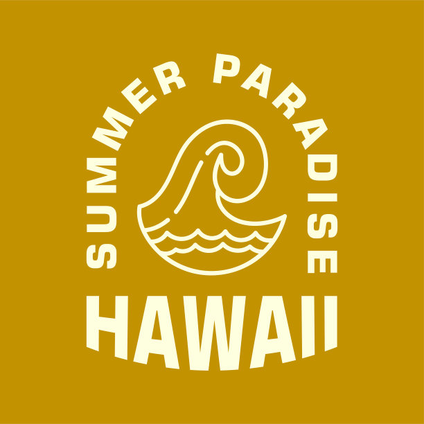 矢量插图冲浪主题徽章设计。用于t恤、海报、贴纸等用途。图片下载