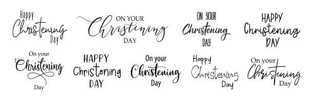 洗礼仪式的一天。基督教矢量插图。图片下载