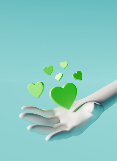 绿心在掌心图片下载