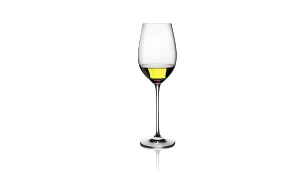 葡萄酒杯与白葡萄酒库存图像图片下载