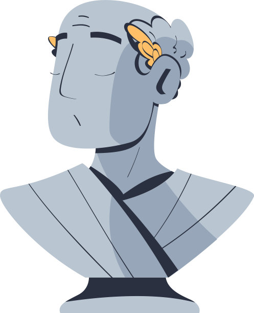 古罗马胸像古典大理石雕塑图片下载