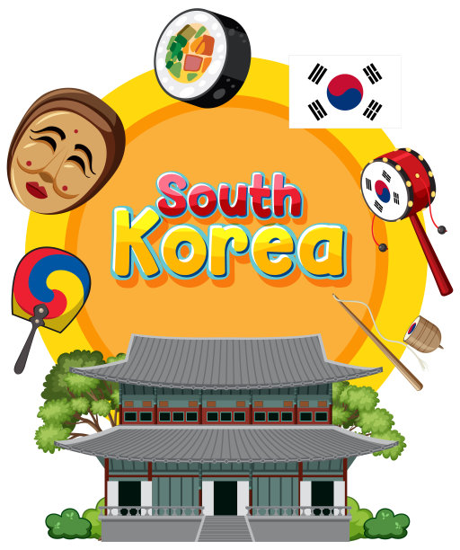 朝鲜元素民族传统象征图片下载