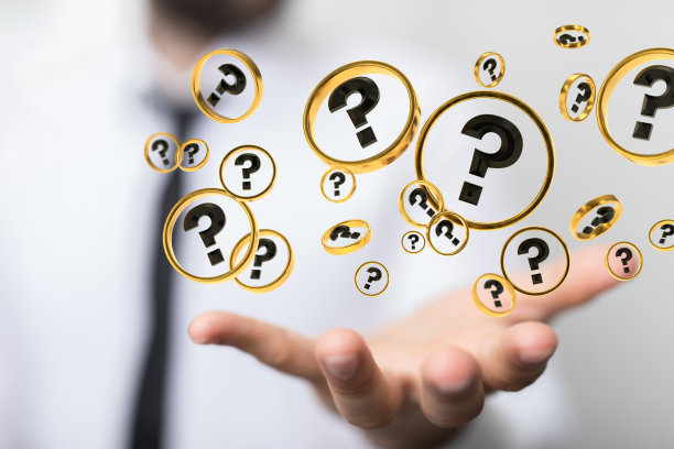 呈现问号3D渲染的人-常见问题解答图片下载