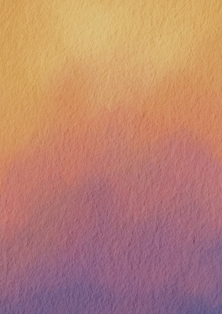 黄色，橙色，粉红色和紫色阴影颜色水彩背景插图装饰热带和夏季度假的概念。图片下载