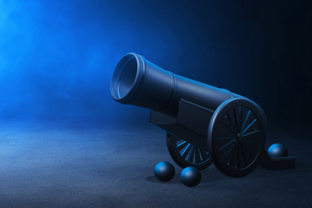 斋月大炮的3d插图图片下载